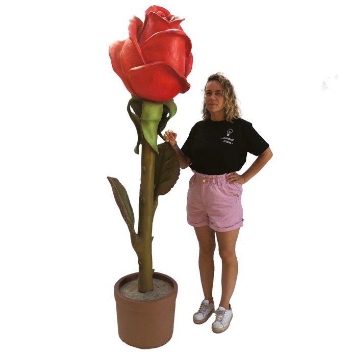 Rose 200cm - Libérateur d'idées, location décoration événementielle