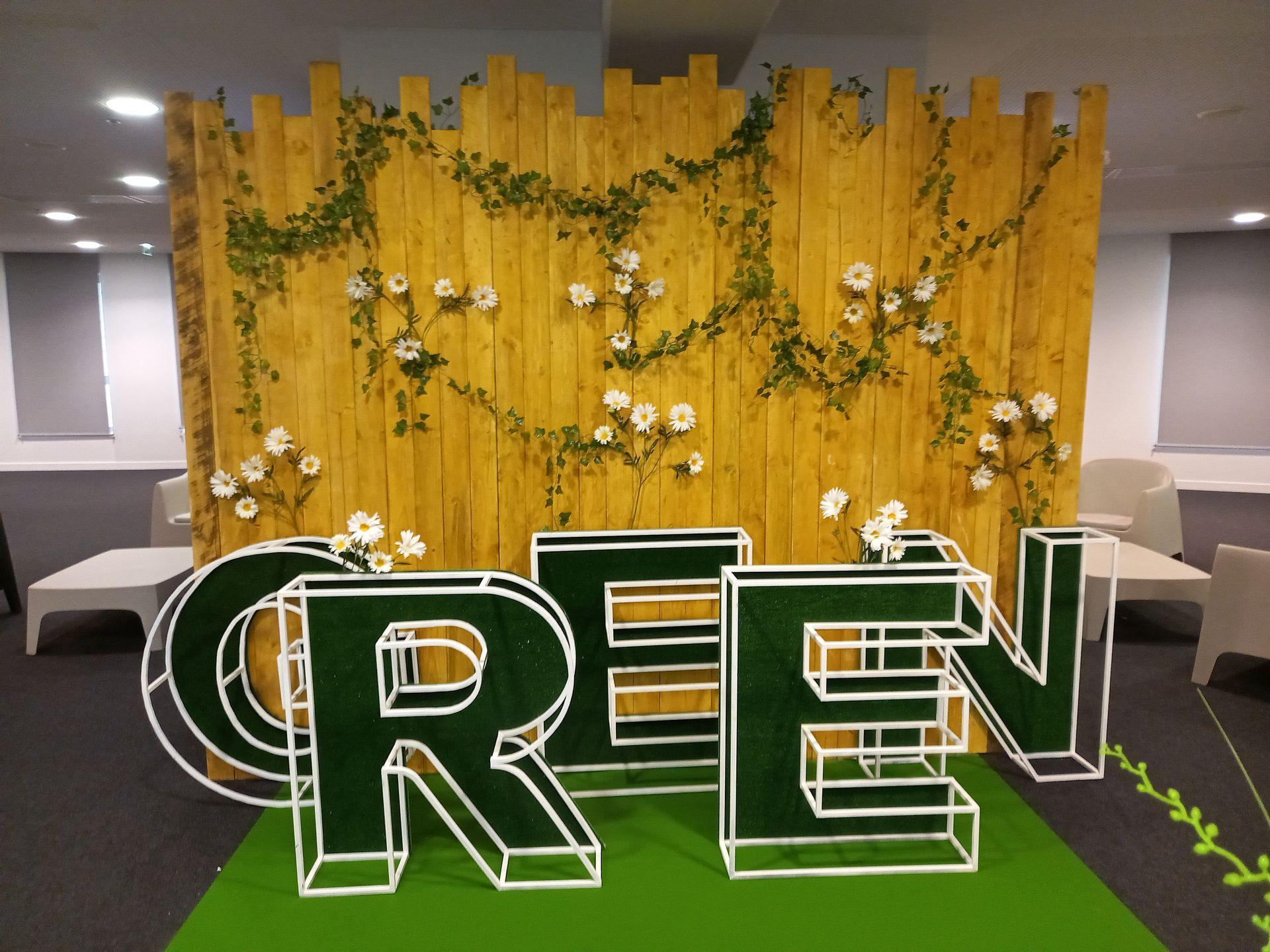 Décors lettre green