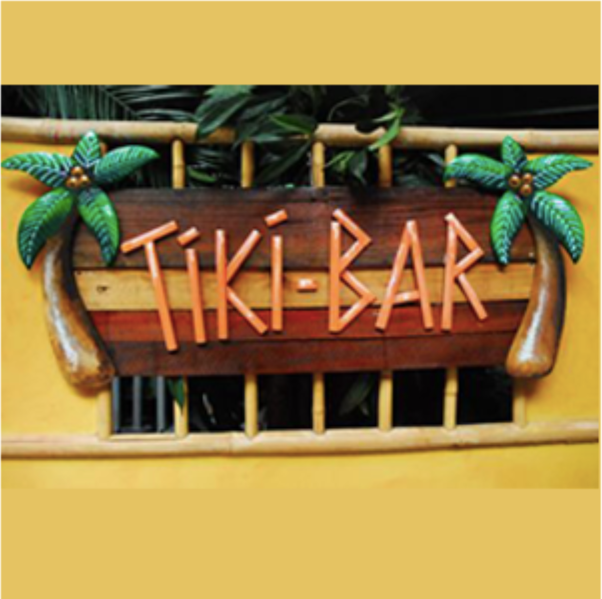 Décors panneau tiki bar