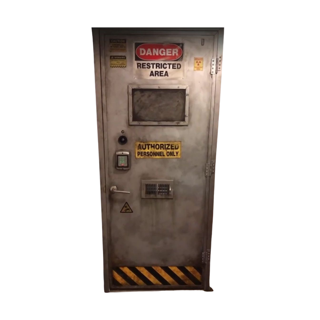 Porte zone danger - Location décoration événementielle