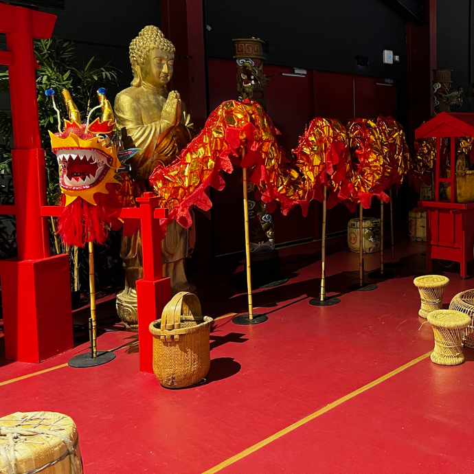 Location dragon chinois - Décoration événementielle thème Asie