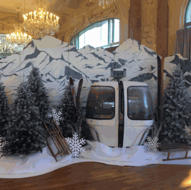 Location ilot cabine de ski - Libérateur d'idées, location décors événementiels Location ilot cabine de ski - Libérateur d'idées, location décors événementiels