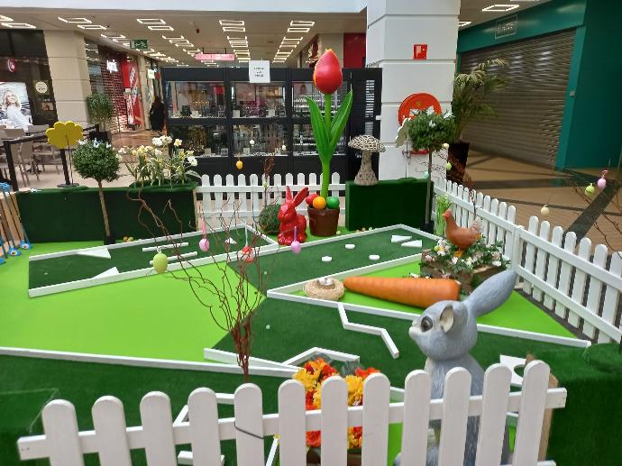 Mini golf de Pâques