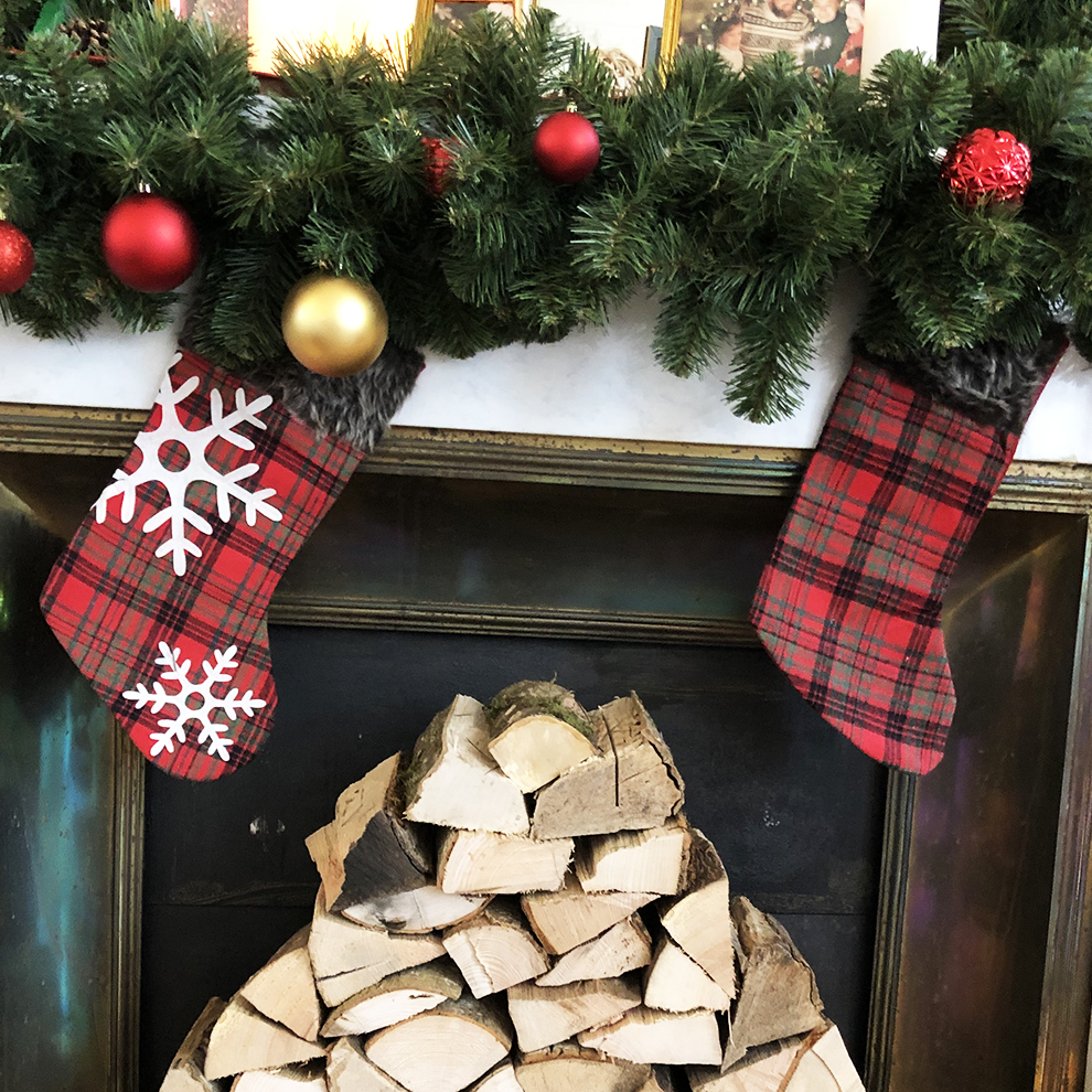 Lot de 2 chaussettes de Noël