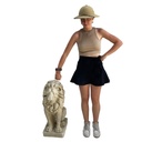 Statue Lion blanche 76cm