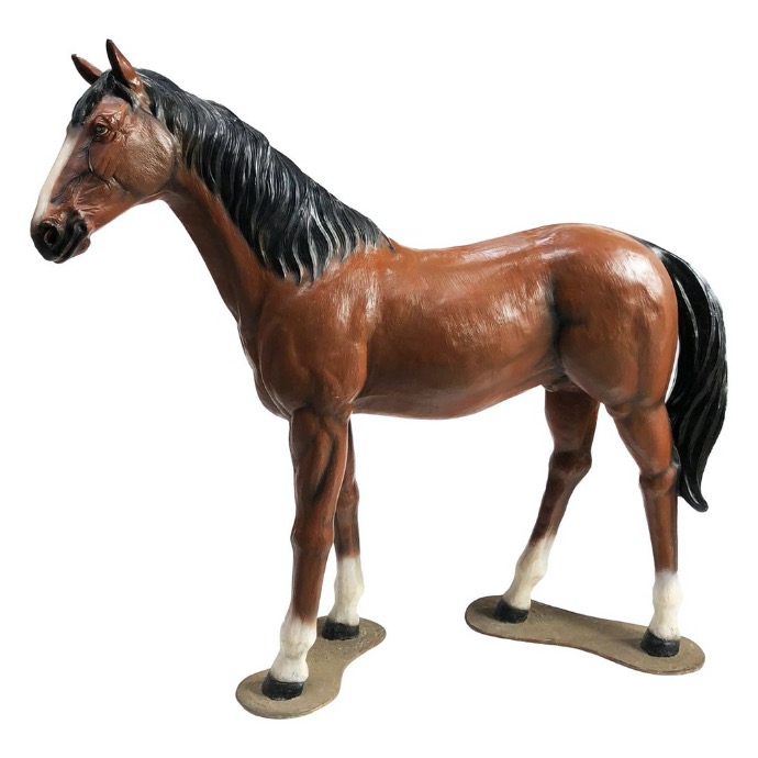 Cheval marron - 196cm