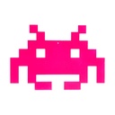 Suspension Space Invaders - 50cm