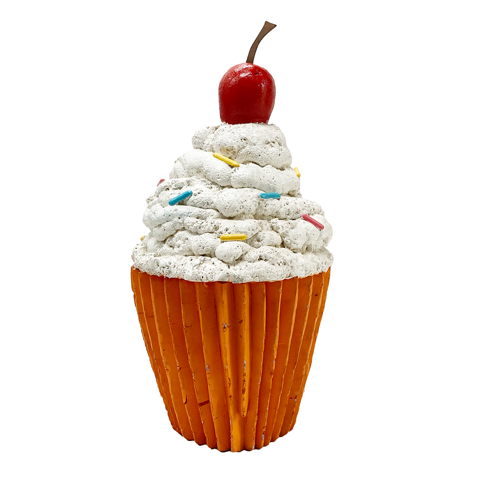 Cupcake blanc - 115cm