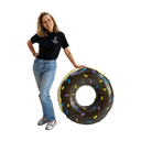 Donut chocolat et pépites - 100cm