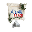 Panneau "welcome to the beach"