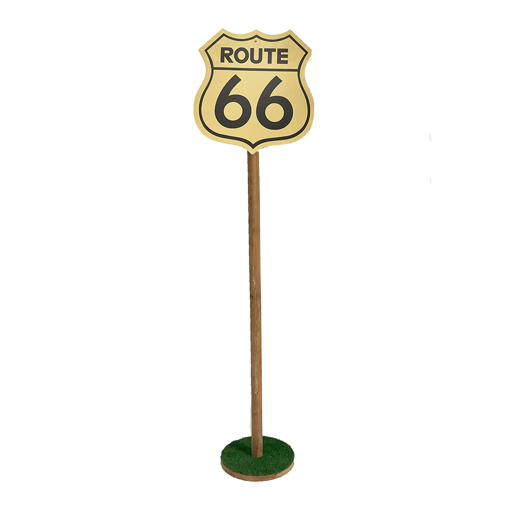 Panneau "route 66" - 142cm