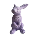 Lapin coloré - 120cm (couleur au choix)