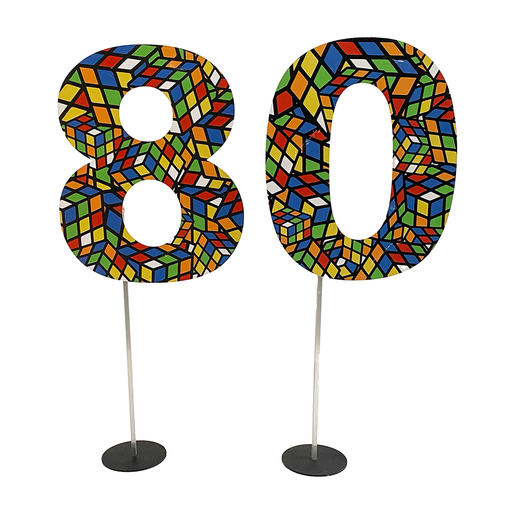 Chiffres "80"  - 180cm