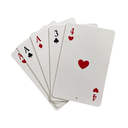 Lot de 5 carte à jouer - 50cm