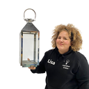 Lanterne inox - 48cm