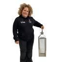 Lanterne inox - 65cm
