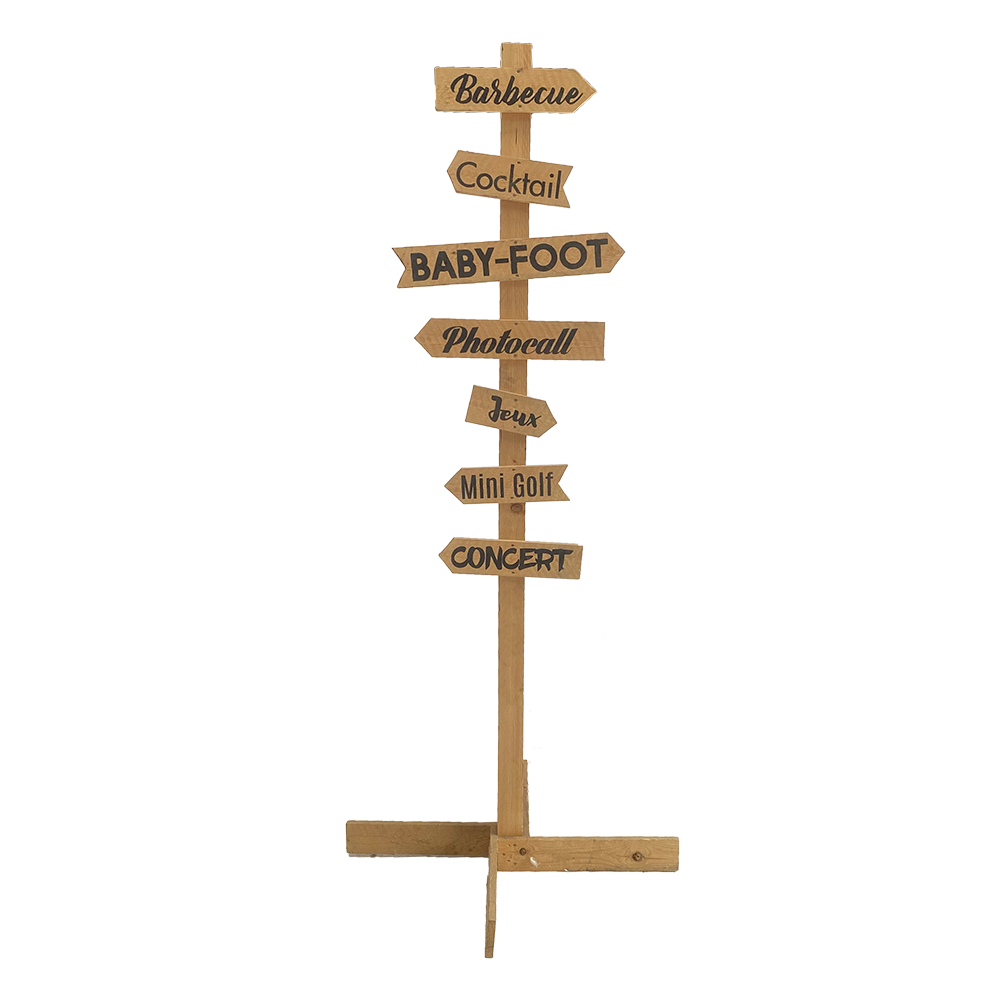 Panneau directionnel - 227cm