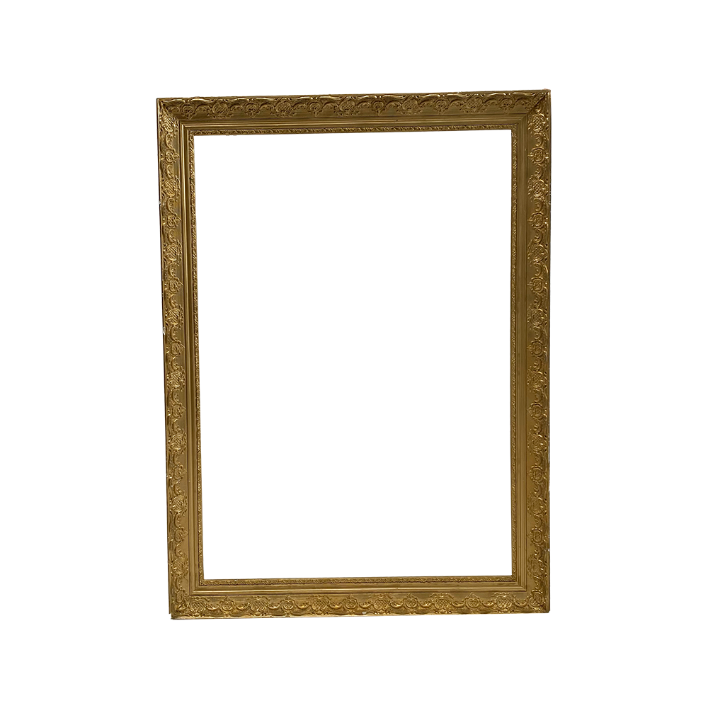 Cadre or avec ornement - 100cm
