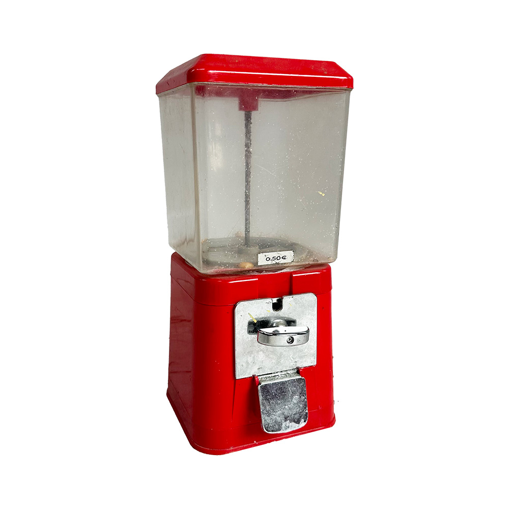 Machine à bonbons rouge - 37cm