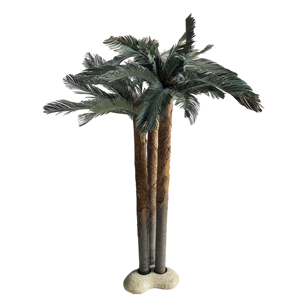 3 palmiers sur île - 200 à 320cm