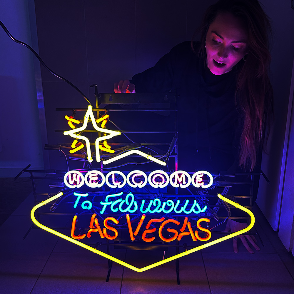 Néon "Welcome to fabulous Las Vegas" - 60cm