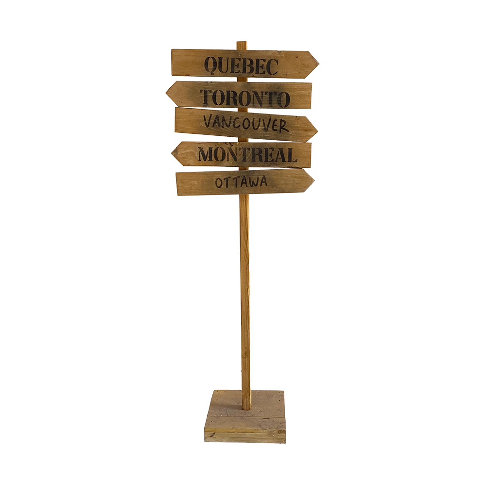 Panneau directionnel Canada - 160cm