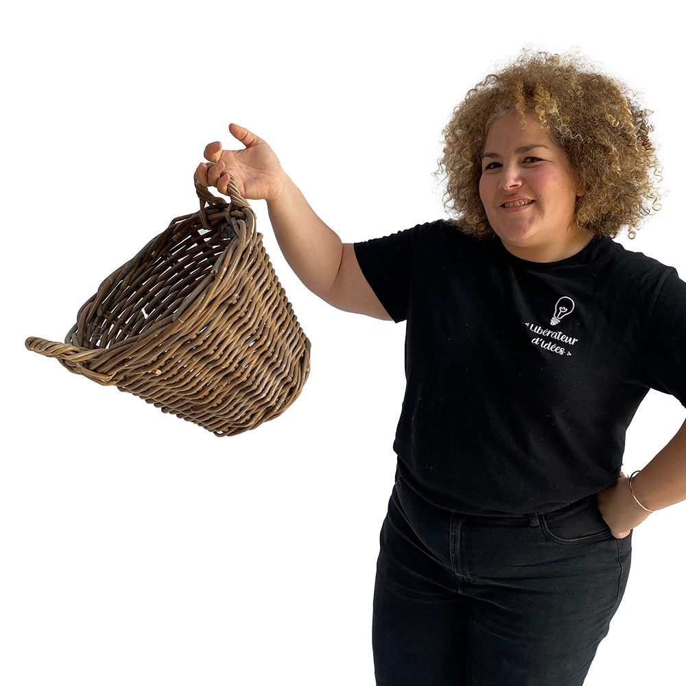 Panier marron - 32cm