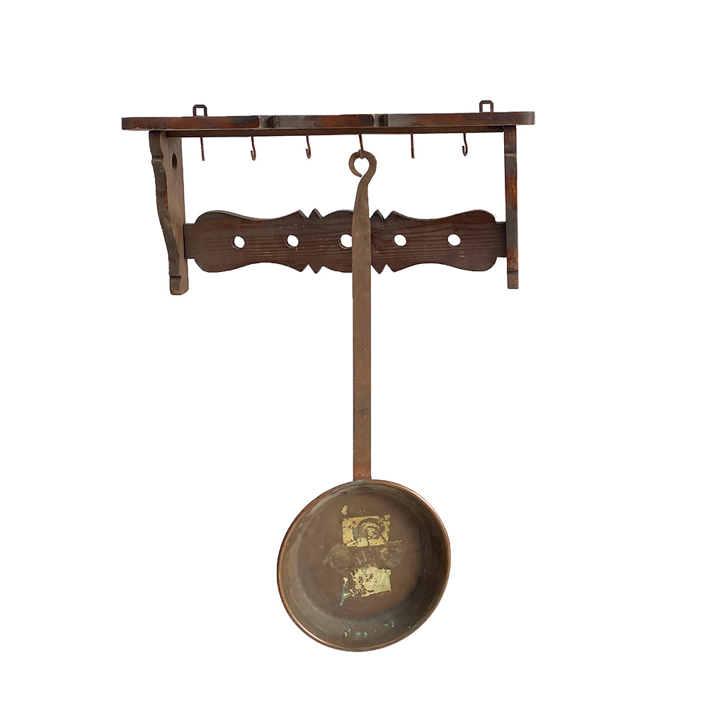 Support de casserole en bois - 65cm