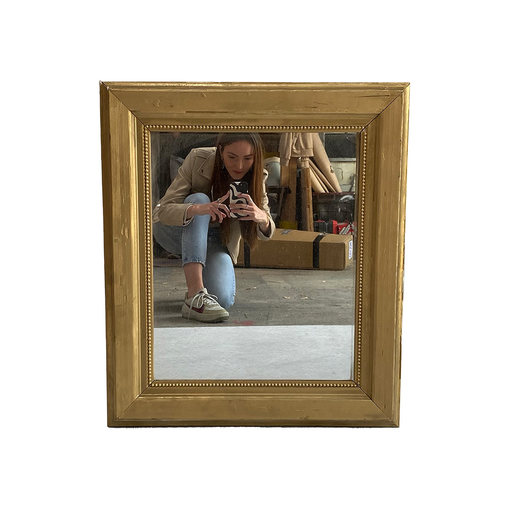 Miroir doré - 75cm