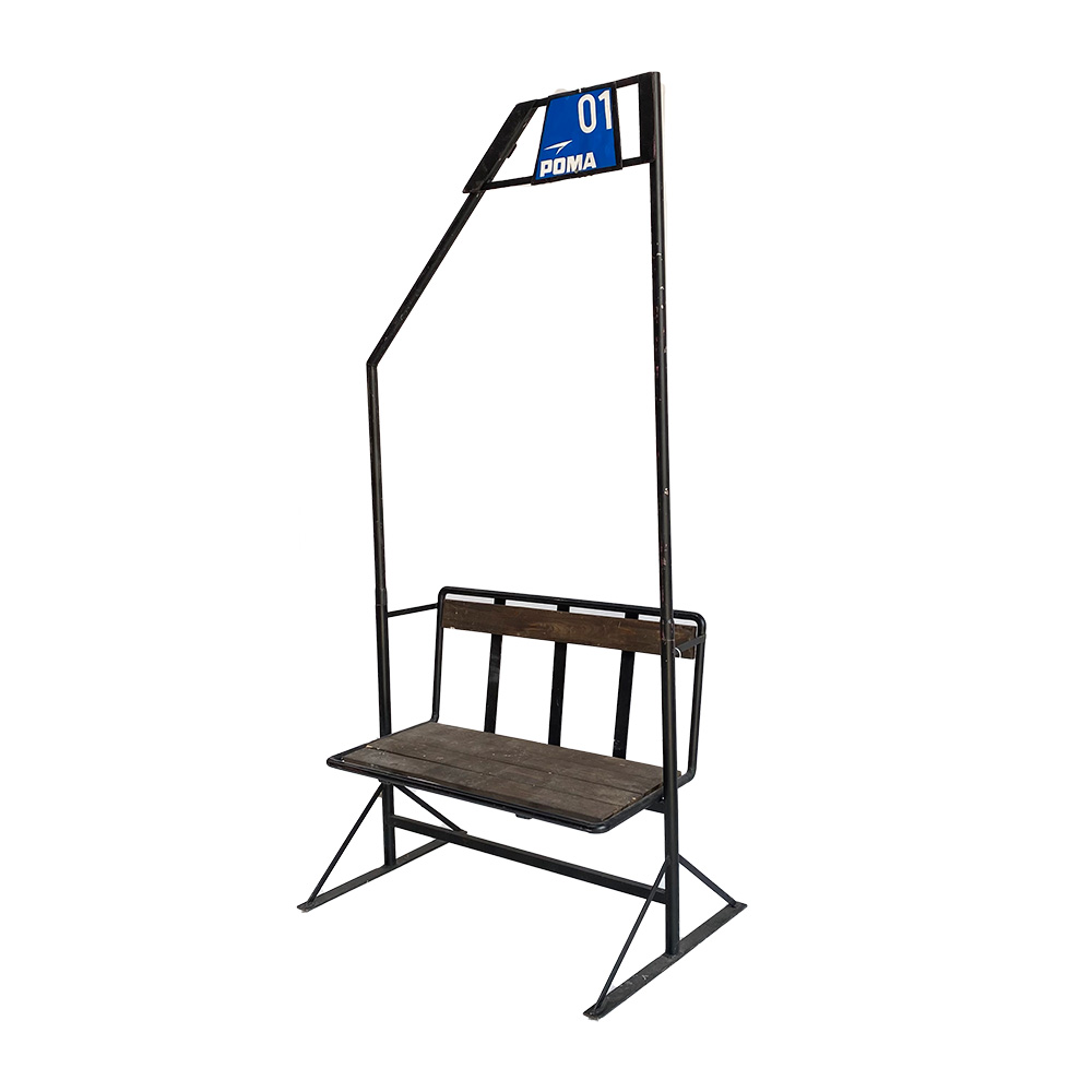 Télésiège noir - 120cm