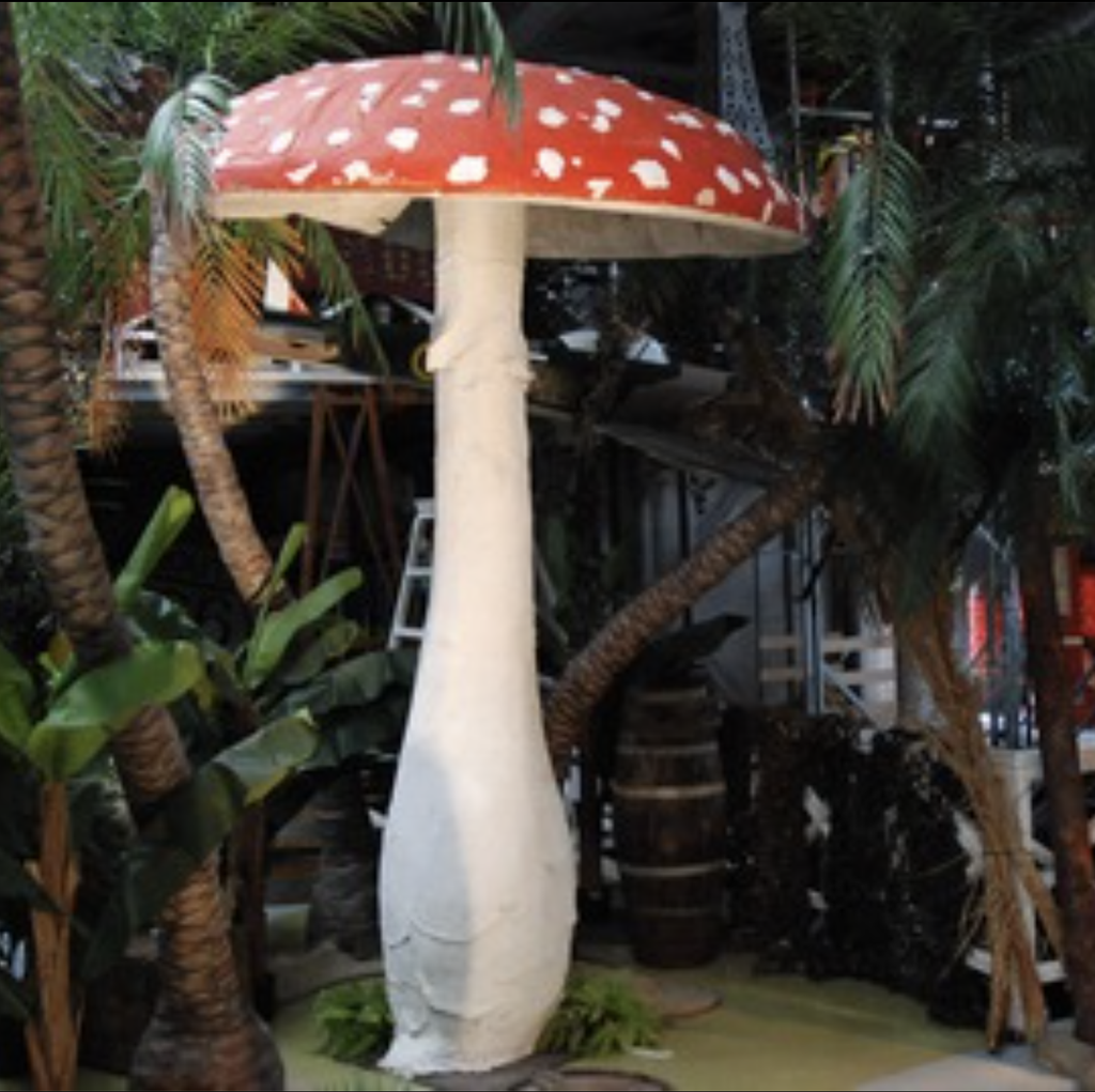 Champignon rouge et blanc - 330cm