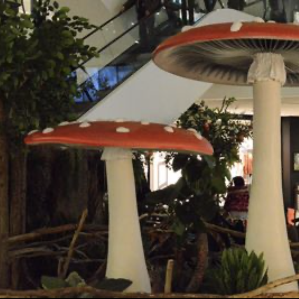 Champignon rouge et blanc - 288cm
