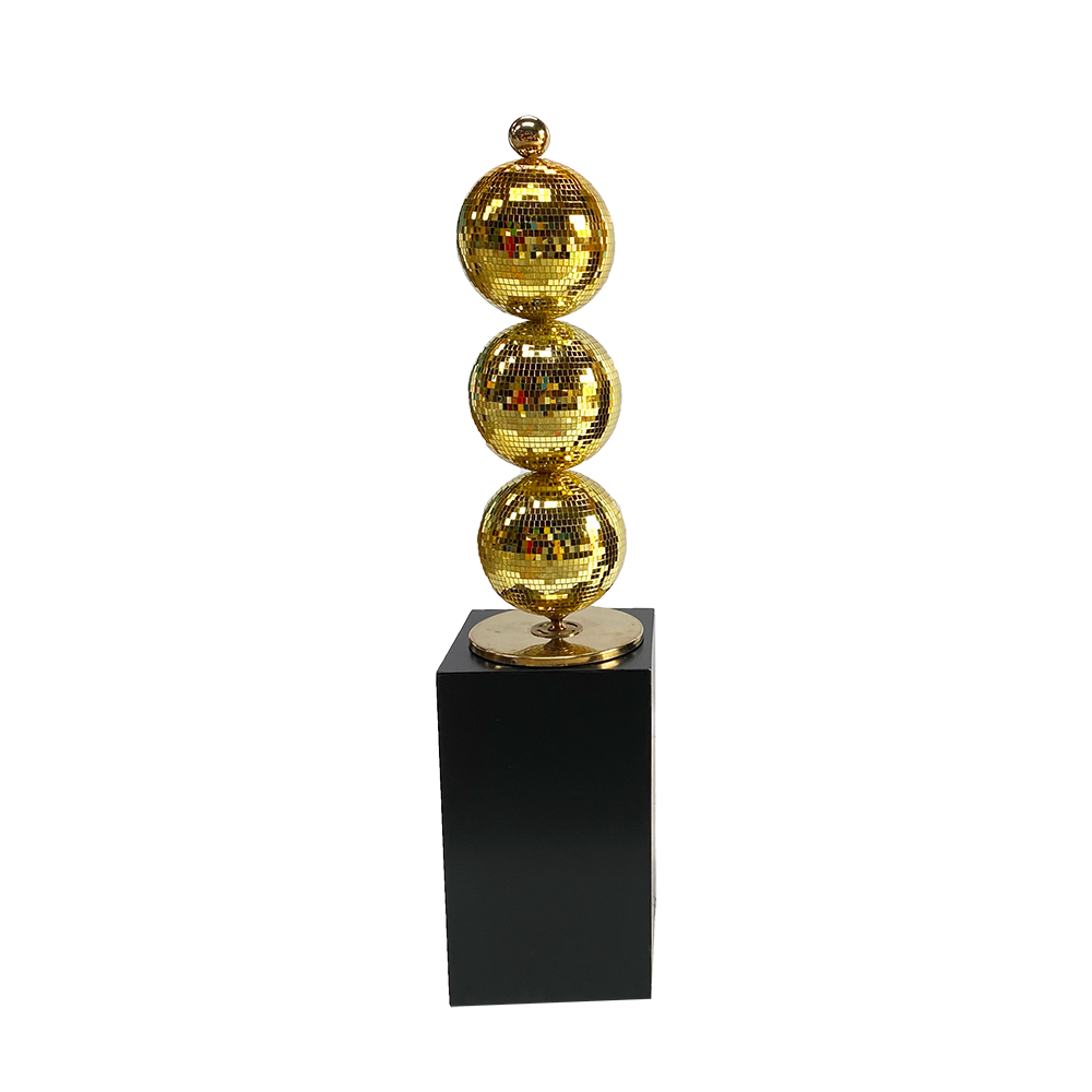 Totem boules à facettes -