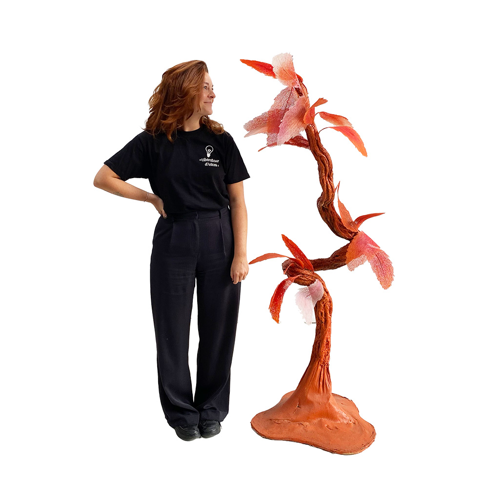 Algues oranges - 218cm