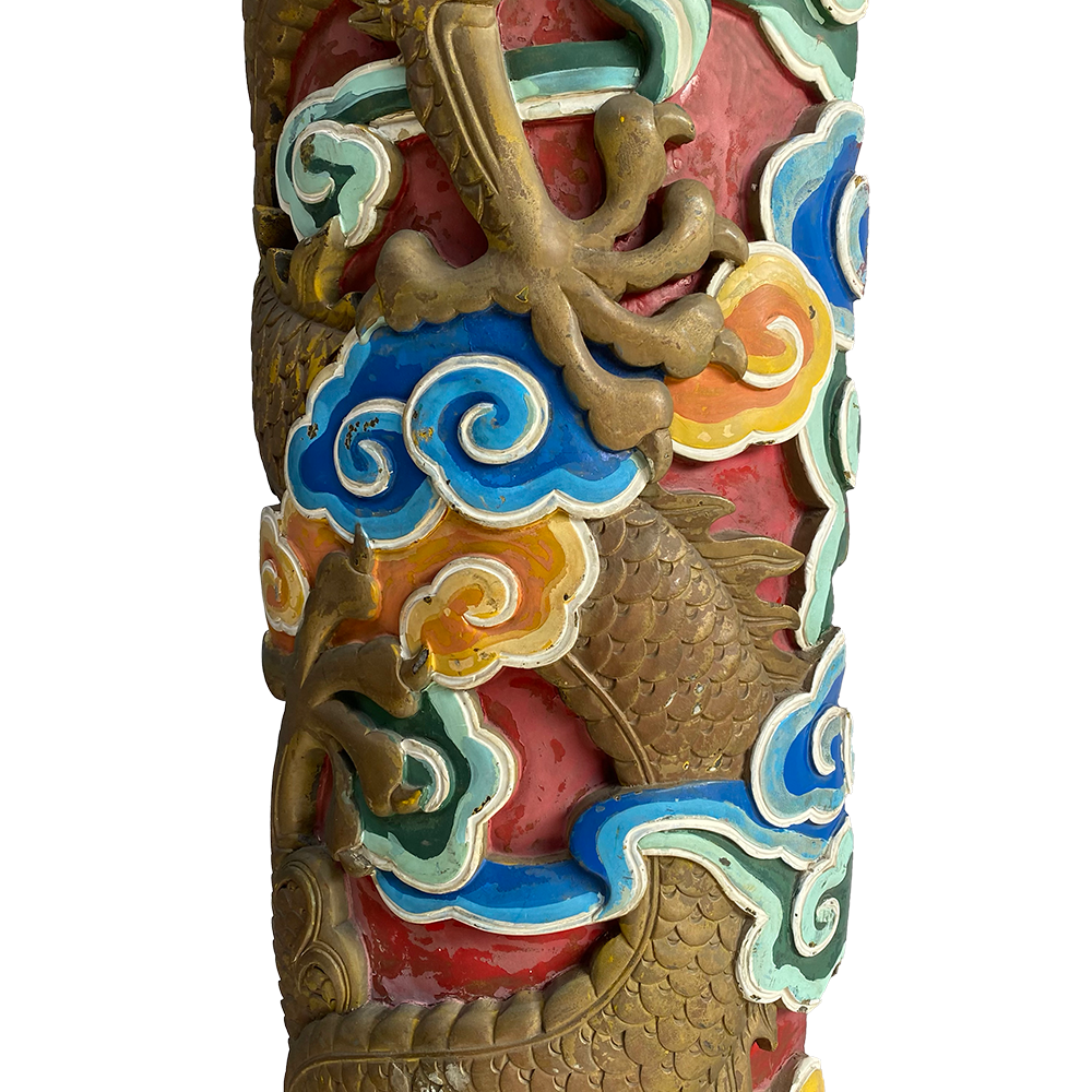 Colonne avec dragon - 257cm