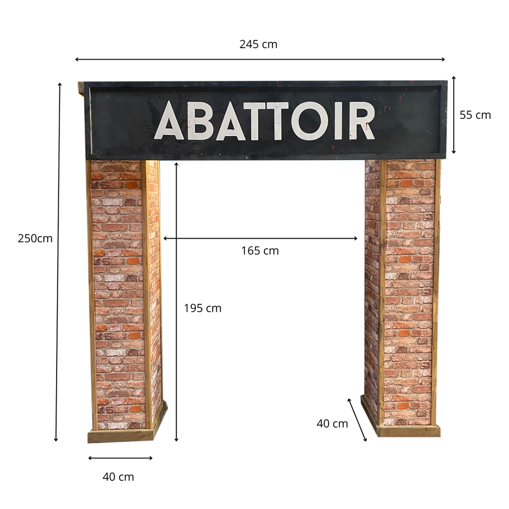 Entrée abattoir - 250cm