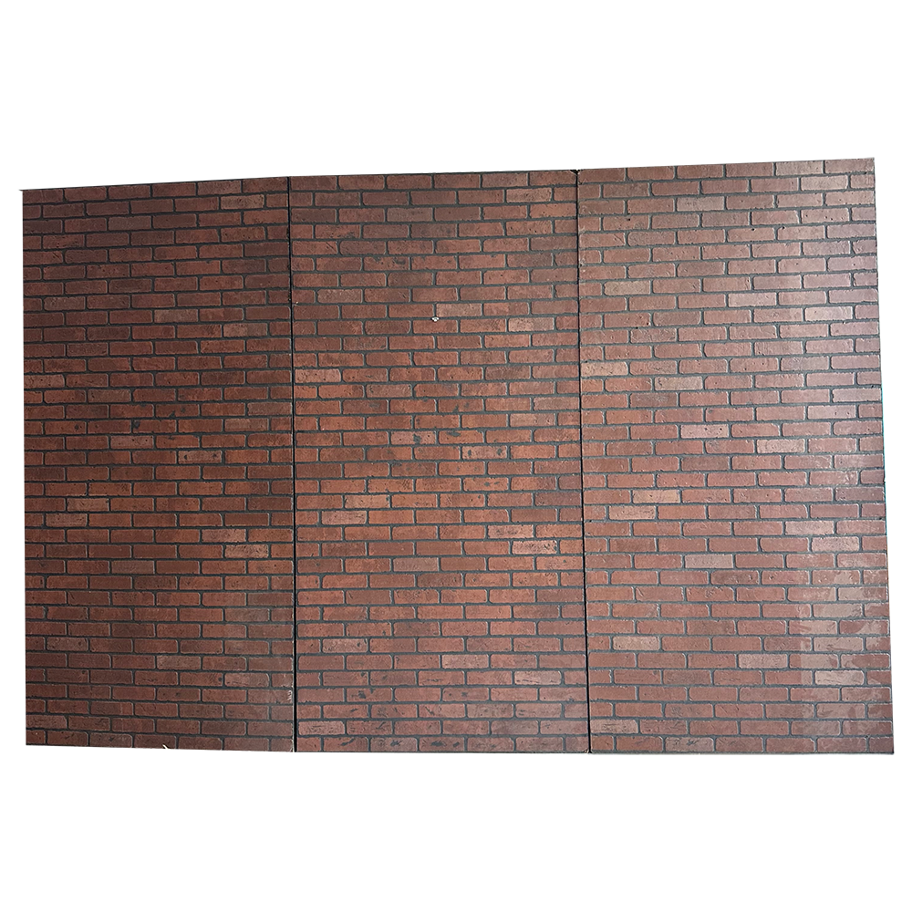 Mur effet brique 2,4x3m