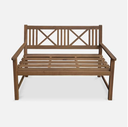 Banc en bois avec dossier