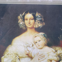 Peinture Reine avec enfant - 242cm