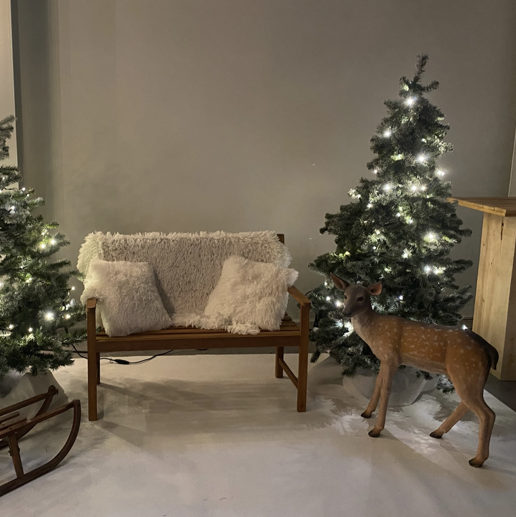 Banc en bois avec dossier