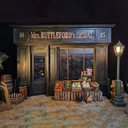 Facade de boutique ancienne - 340cm
