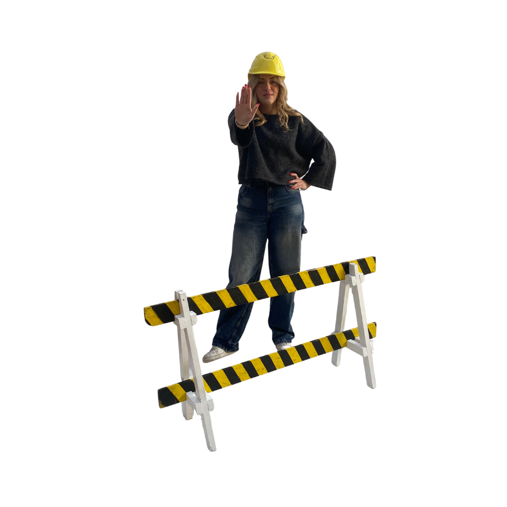 Barrière de chantier - 75cm