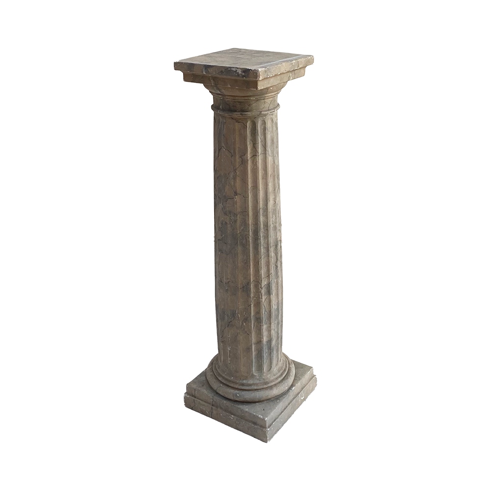 Colonne dorique effet marbre - 110cm