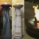 Flamme artificielle (pour colonne de feu)