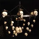 [lochor99] Lustre crânes - 138cm.webp