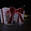 Cadeau géant lumineux