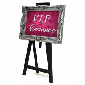 Chevalet entrée VIP - 174cm