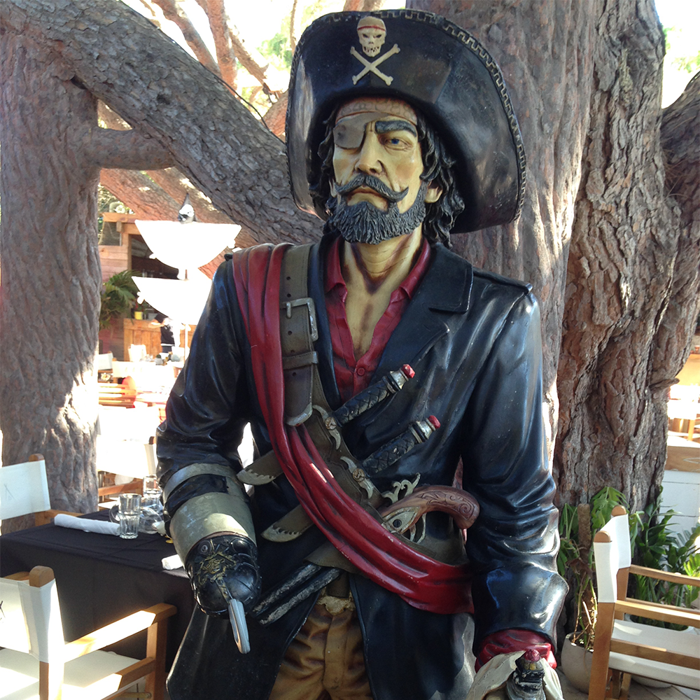 Pirate Barbe Noire - 190cm