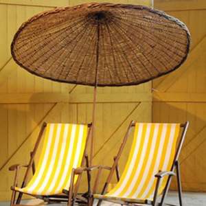 Parasol en bambou - 210cm