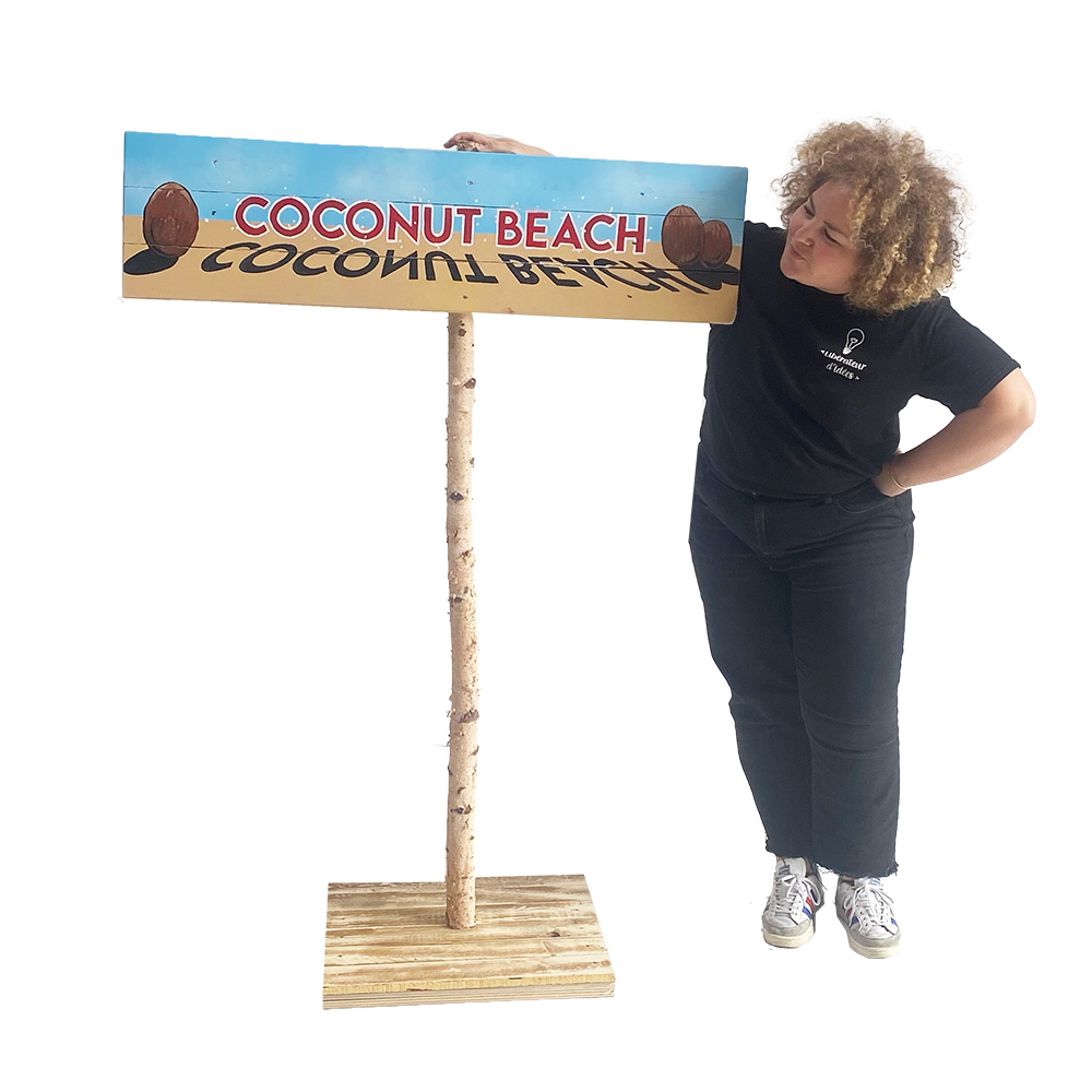 Panneau "Coconut beach" - 165cm